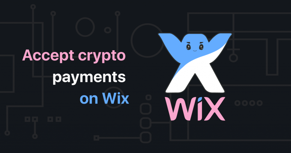 how to except cryptocurrency on your wix site