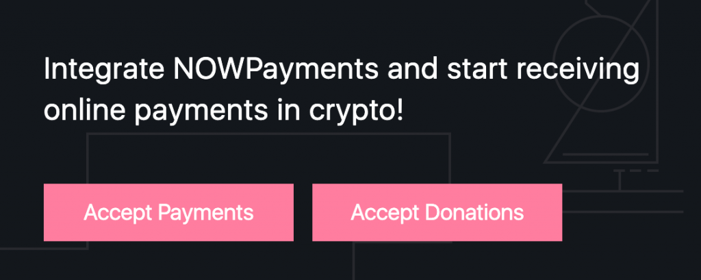 Integrate a payment system to accept crypto