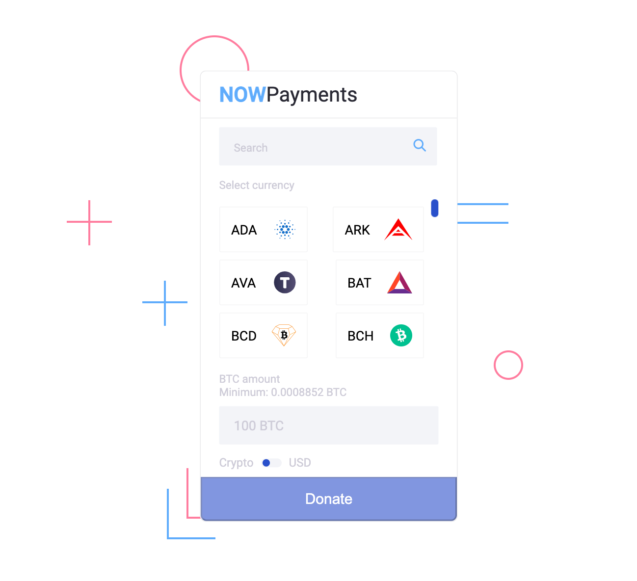 how to integrate crypto payments on website