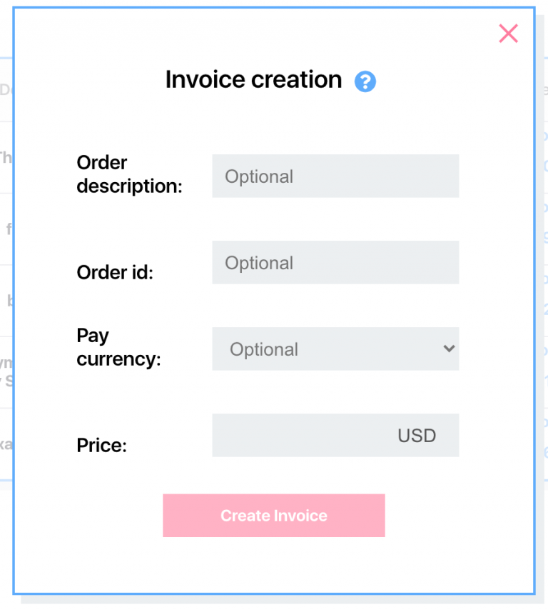 cash to crypto order id