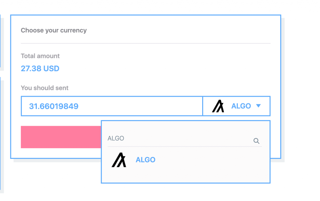 ALGO crypto