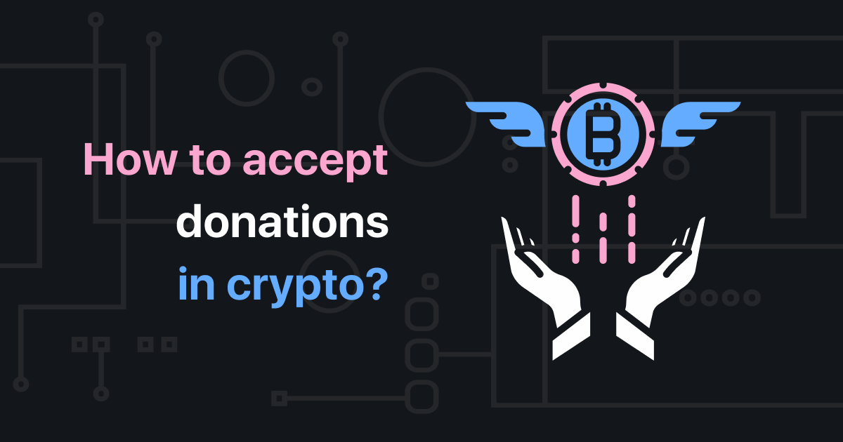 accept crypto donations