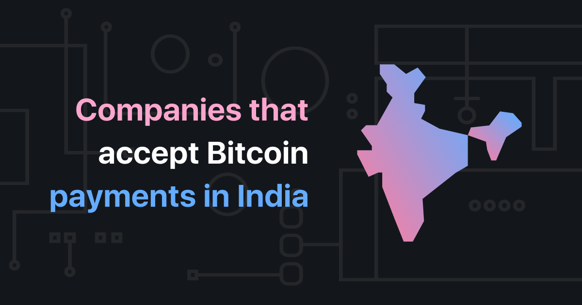 accept bitcoin payments india