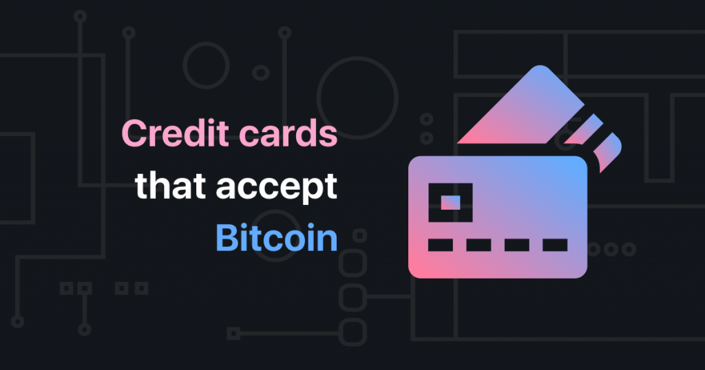 accept credit card payments for bitcoin