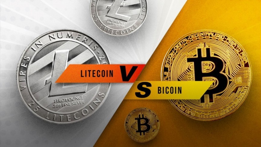 bitcoin vs litecoin price