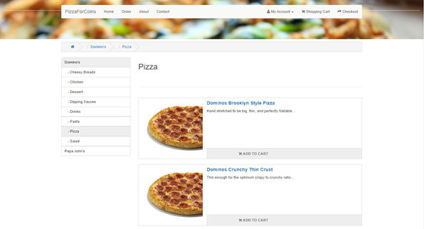 Pizza for coins