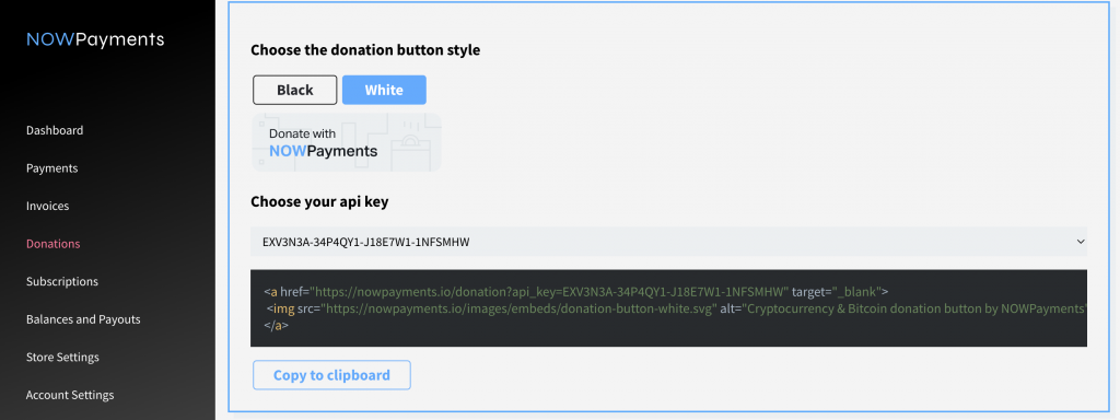 Tools for accepting LTC donations