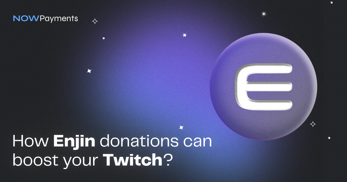 Enjin donations for Twitch