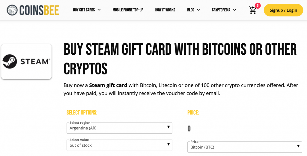 buy steam gift cards with bitcoin