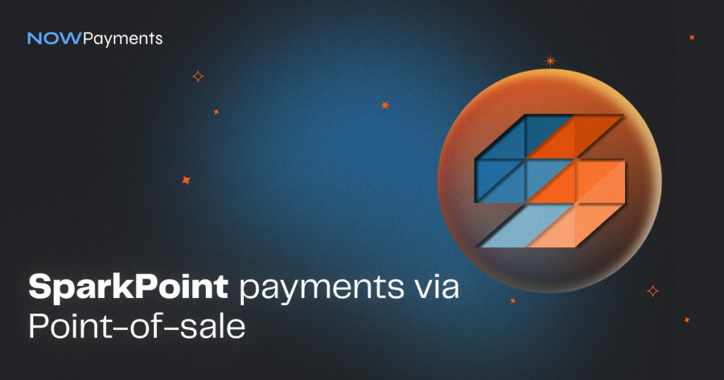 How to accept SparkPoint with Pointofsale NOWPayments