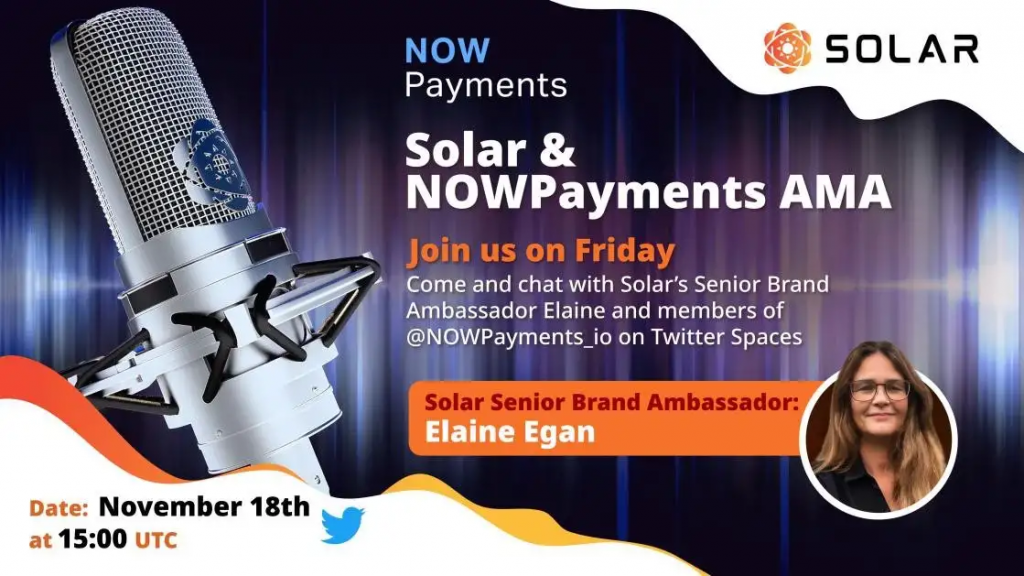 NOWPayments and Solar Network AMA