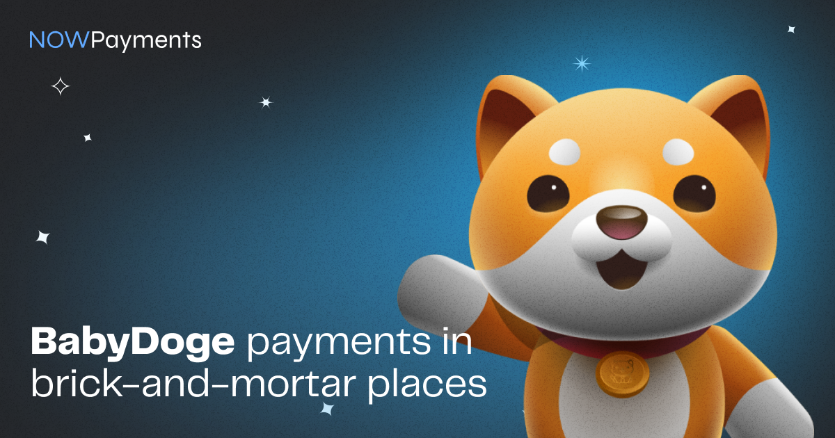 Baby Doge in brick and mortar