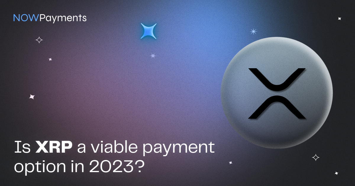 XRP payments option