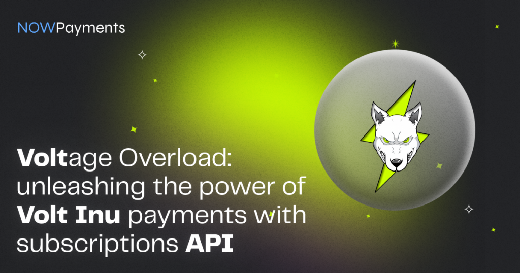 Volt Inu: Powering Growth and Subscriptions | NOWPayments
