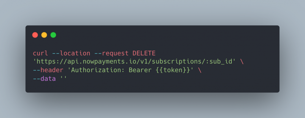 Managing Recurring Payments